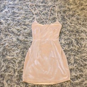 NBD X REVOLVE - Laceup Bodycon Dress (Champagne)